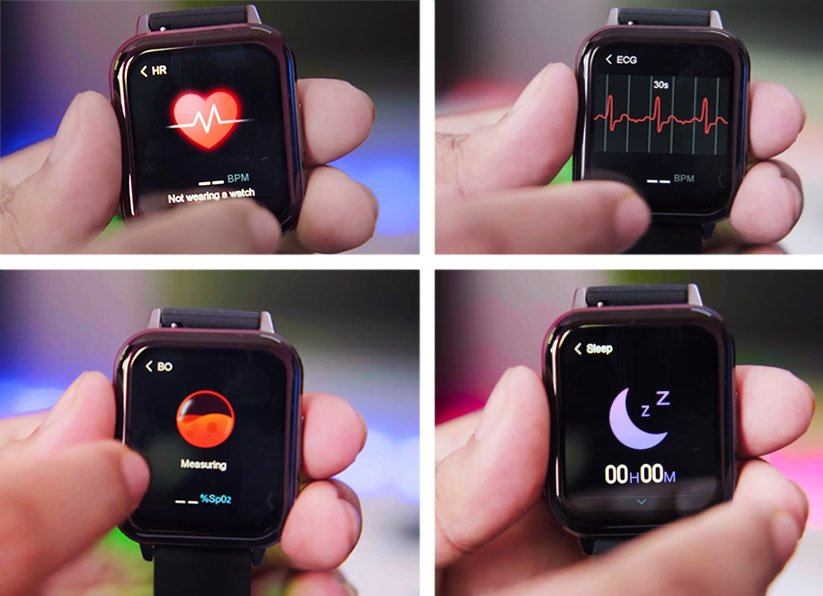 Does the OHO Pro smartwatch have all the health features?